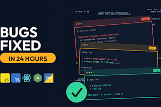 fix website bugs, javascript, python, react, node, api and database errors