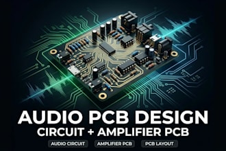 design professional audio pcb, audio circuit and amplifier pcb
