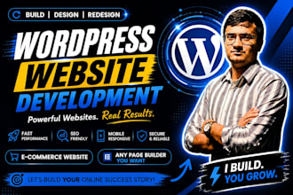 design and develop a professional wordpress website