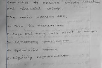 write handwriting notes and documents
