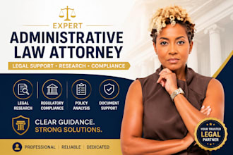 provide expert administrative law legal support and research services