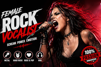 be your female metal rock singer scream hard rock vocalist female rock pop rnb