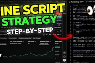 code your trading view indicator or strategy in pinescript