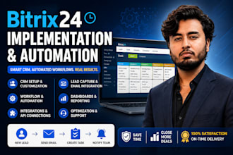 make custom workflows in bitrix24 CRM and customize it