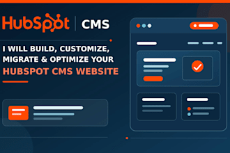 build or customize your hubspot cms website