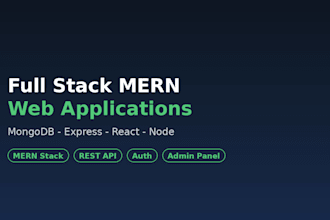 develop a full stack mern web application