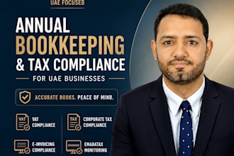 do annual bookkeeping and tax compliance for uae business