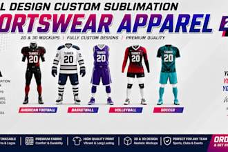 design custom sportswear collection for your team