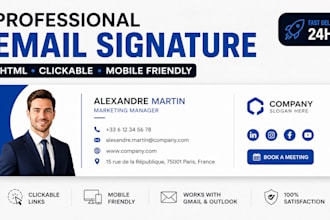 create a professional email signature for your business