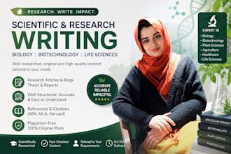 conduct scientific literature and research summaries