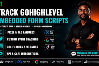 track gohighlevel embedded form scripts sales funnel conversion tracking