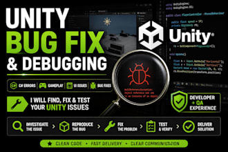 fix unity csharp bugs gameplay, UI and game issues