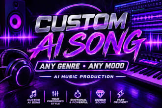 create a custom ai song in any genre or style