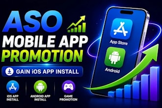 android IOS mobile app promotion, ios app install, game marketing, app promotion