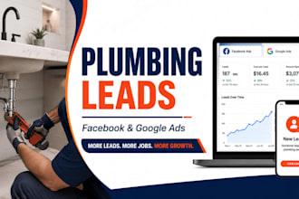 generate exclusive plumbing leads home service leads via facebook ads google ads