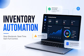 build ai inventory management automation process automation stock warehouse