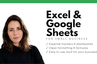 create or organize spreadsheets for your small business