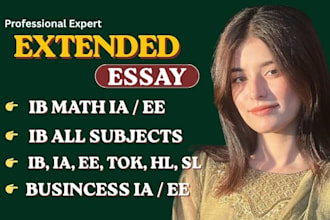 professionally do ib extended essays and ib ias in sl and hl