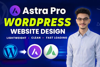 build fast wordpress website using astra and astra pro