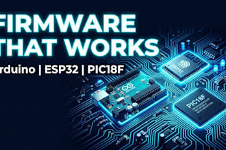 develop arduino, esp32, and pic18f firmware