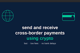 teach you how to send and receive cross border payments using crypto