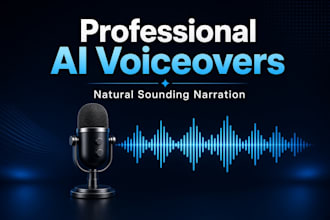 create professional ai voiceovers and audiobook narration with natural voices