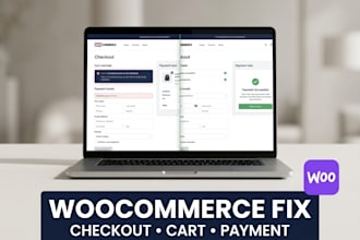 fix woocommerce errors, checkout, cart, and payment issues