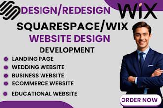 squarespace website design squarespace resdesign wix website design wix redesign