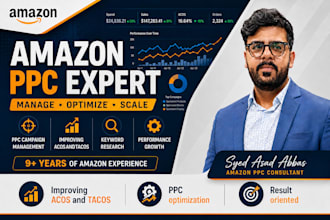 manage and optimize your amazon PPC campaigns