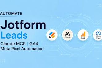 automate jotfrom leads claude mcp ga4 metal pixel automation