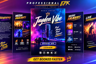design a professional influencer media kit with rate card
