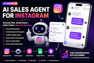 build an ai sales agent for instagram dm sales and support
