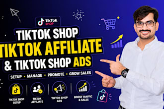 setup tik tok shop, tik tok affiliate and tiktok shop ads