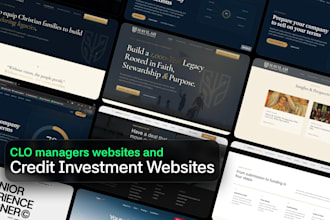 build a clo manager website and clo management firm website
