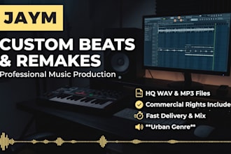 produce a custom trap reggaeton beat or any genre for your song