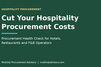 audit and optimize your procurement process for cost savings