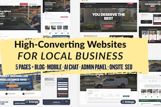 build a high converting website for your local service business