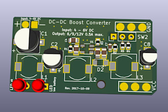 design automotive power electronics dc dc buck boost converter pcb mosfet
