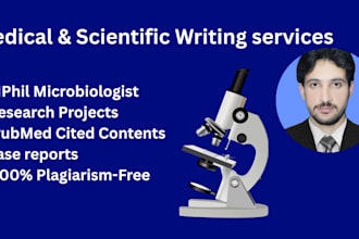 write medical and scientific research articles