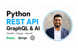 build python rest API and graphql apis with ai integration
