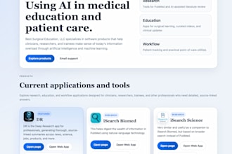 build ios or mac or web apps related to healthcare
