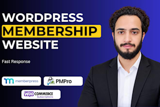 build functional wordpress membership website