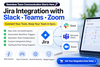 integrate jira with slack teams zoom for seamless team communication