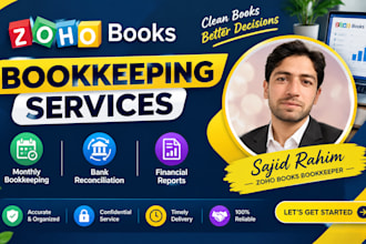 do zoho books bookkeeping, cleanup and reconciliation