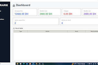 develop a custom python business management software