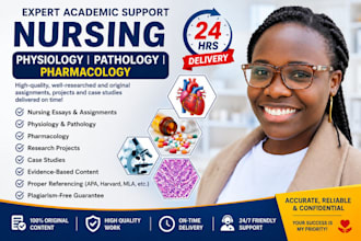 provide expert nursing, physiology, pathology and  pharmacology academic support