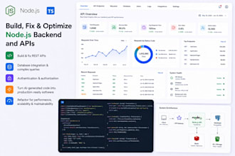 fix bugs and add features to your node backend or API