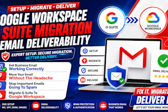 setup google workspace g suite migration email deliverability fix