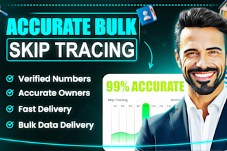 do skip tracing for real estate and llc skip tracing in bulk