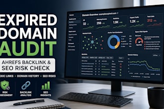 audit expired domain, ahrefs backlink, toxic links and SEO risks before purchase